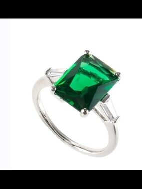 CZ by Kenneth Jay Lane Emerald Cut Ring